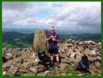 Mick on Pen Allt-mawr. (Photo by Larry)