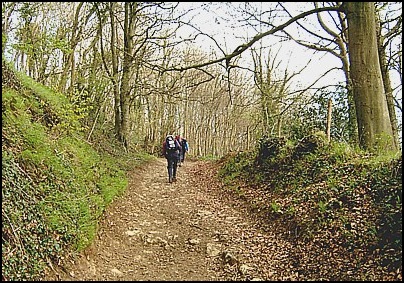 The ascent of Breakheart Hill.