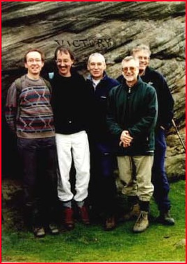 Left to right Ray, Larry, Peter, Mick, and Barry.