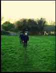 What's this? Surely Mick and Peter can't be behind me as we walk up Selsey Common .