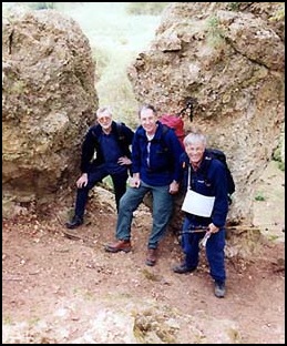 King and Queen stones - Left to right Mick, Larry and Barry