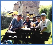 Left to Right Barry, Ray, Peter, Larry, Mick and 'Spike' .