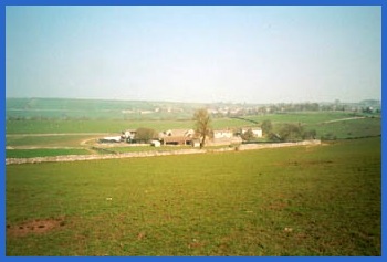 Farm above Over Haddon