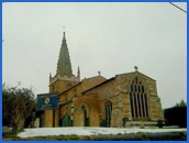 The church at Branston .