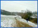  ...then it mixes with snow ...