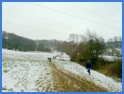 ...then it mixes with snow ...