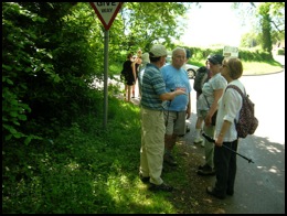 There's always time for a 'natter' while a short break is taken on the road to Packwood House .