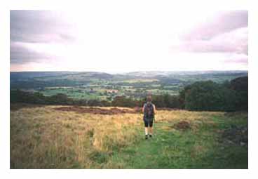 Anne on Longstone Moor .