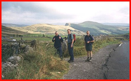 Nearing the base of Mam Tor. You can see the Great Ridge in the background.