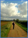 11.53 a.m. - Peter looking at an impressive cloud formation and wondering if we will get some rain .