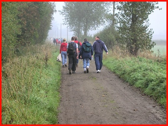 Walking along Mary Lane .