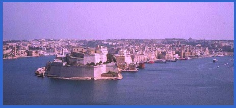 View of the Grand Harbour and the Three Cities from the Upper Barrakka Gardens