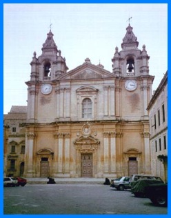Mdina Cathedral...the outside