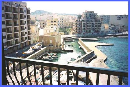 This photograph was taken from the balcony of our room at the hotel.