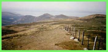 Foel-ganol ridge from Drum.