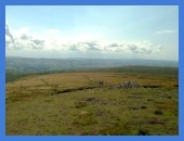 Another view from the top of Pendle Hill .