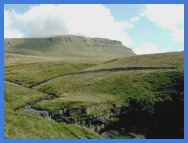 View of Pen-y-ghent from Hunt Pot .