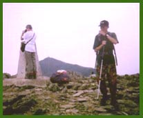 Mick and Greg on Crib-y-Ddysgl.