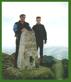 On the top of Crib-y-Ddysgl. The last of the Welsh 3000s.